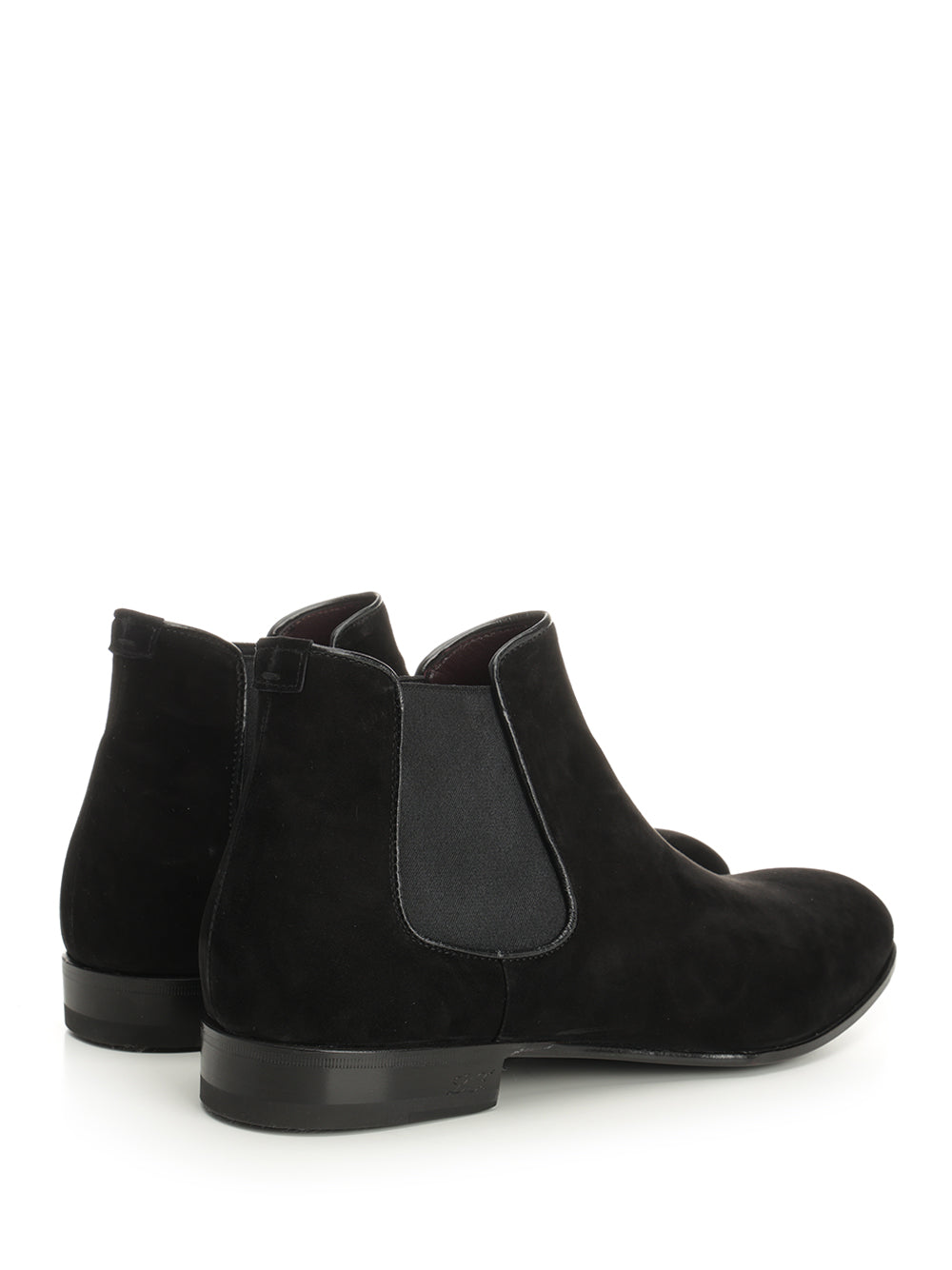 Chelsea Boot Suede Black Leather