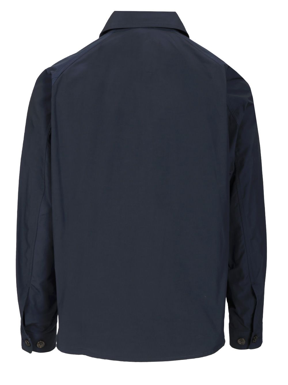 Shirt Jacket Blue Polyester Cotton