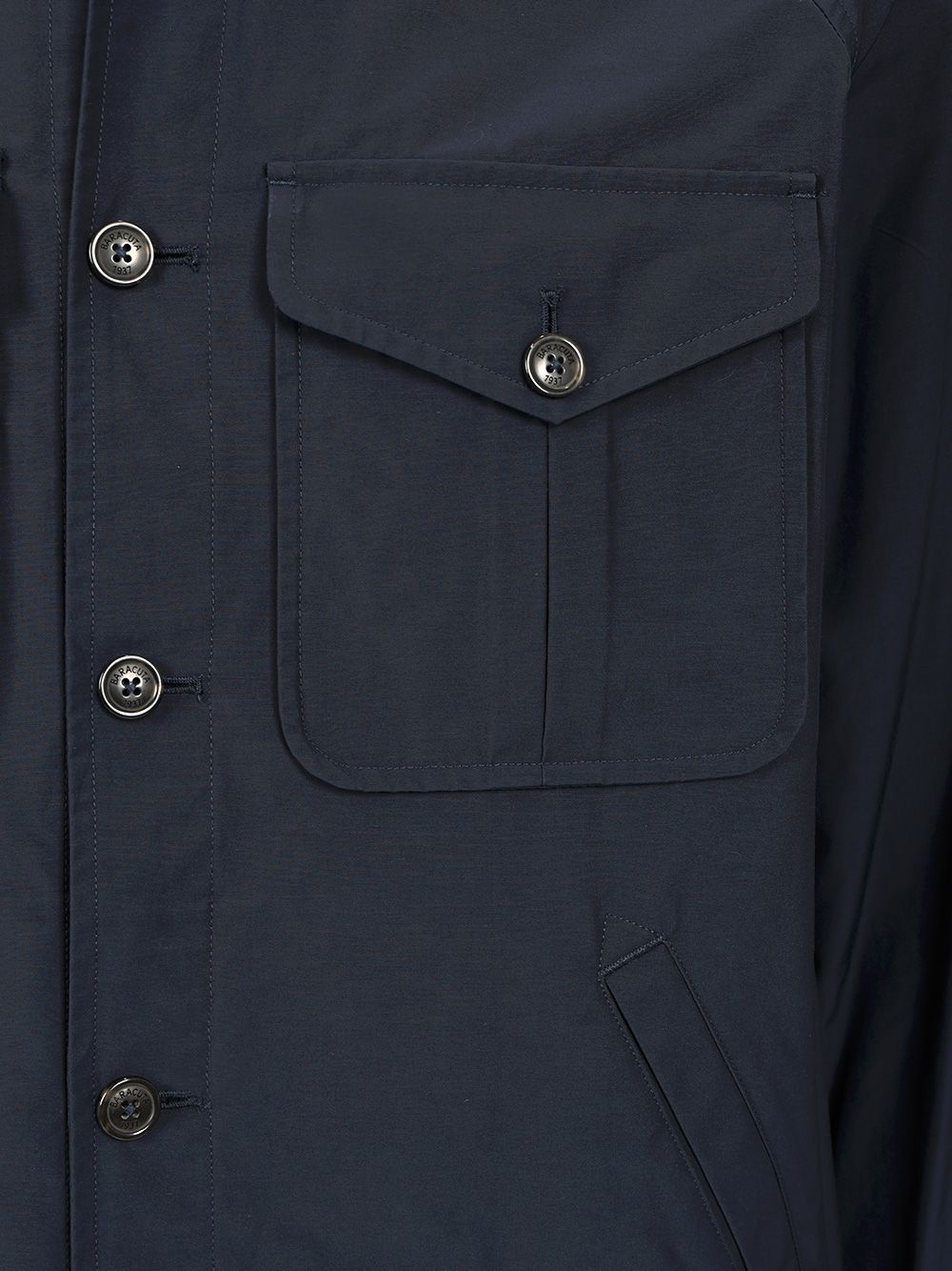 Shirt jacket Blue Polyester Cotton