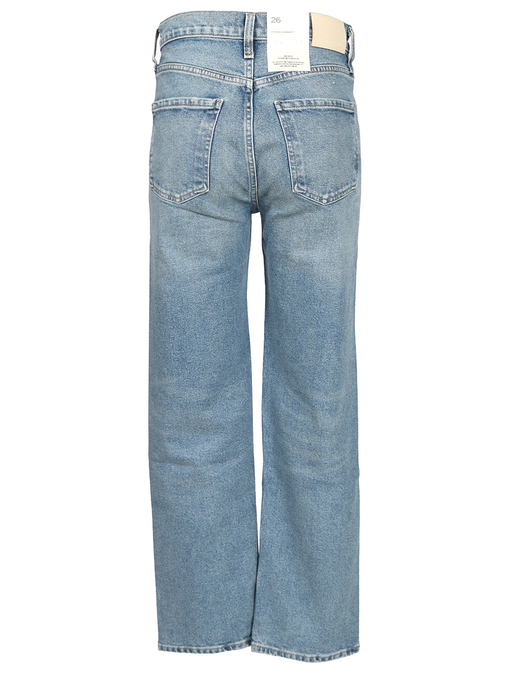 Delfina Jeans Blue Cotton Polyurethane