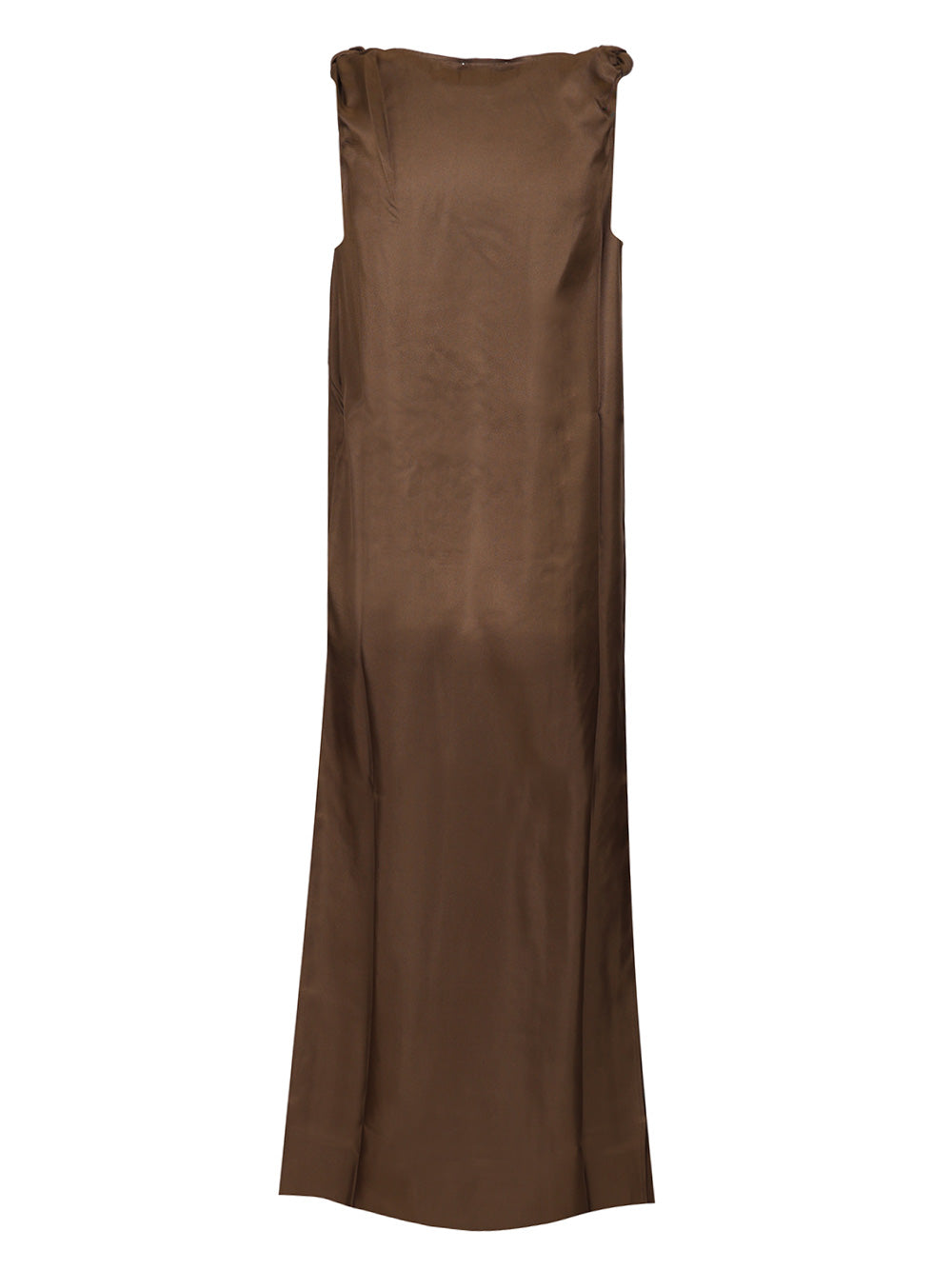 Moun dress Brown Silk
