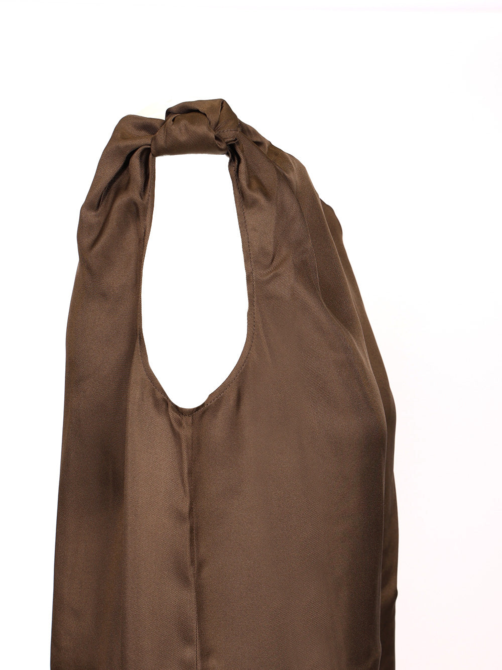 Moun dress Brown Silk