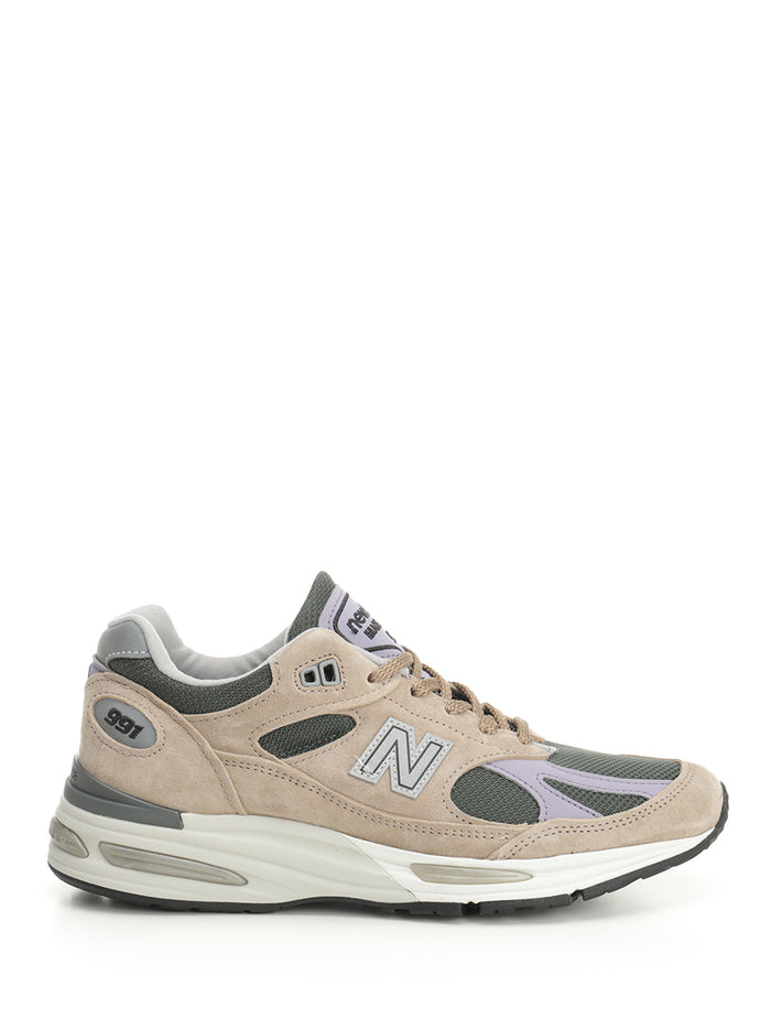 991 sneaker Beige Pigskin/synthetic/mesh