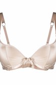 Push-Up Bra Beige Elastic: Polyamide Underwear