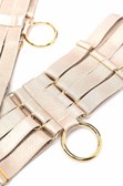 Bondage Webbed Garters Beige Polyamide Underwear