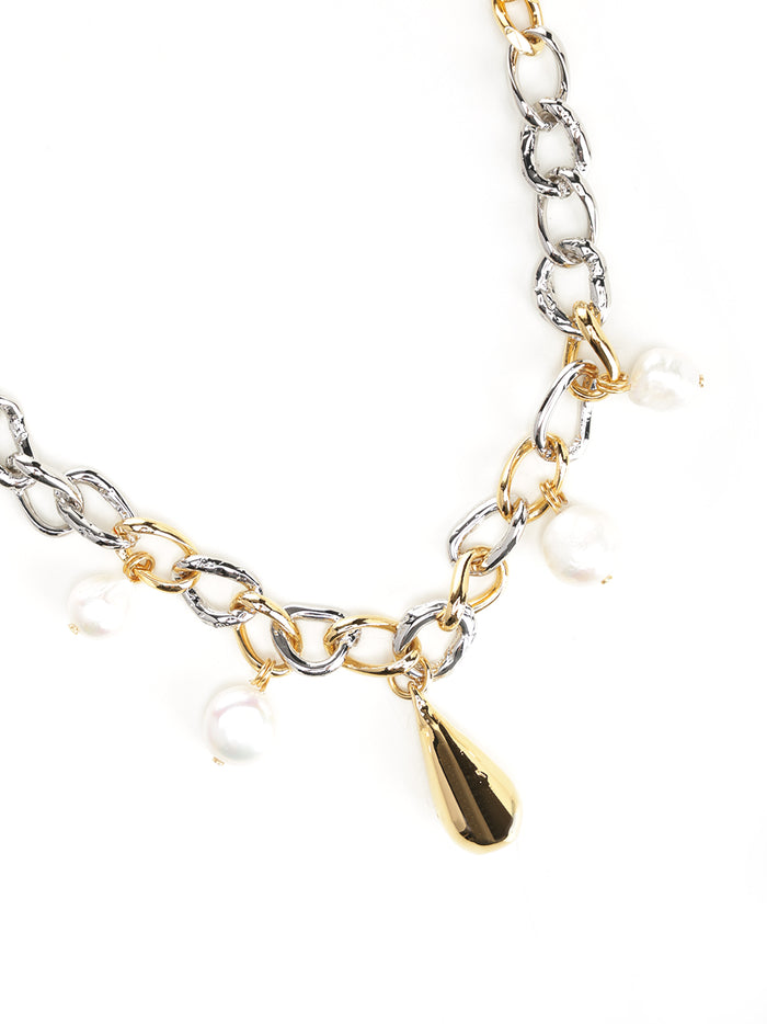 Marni Symbol choker necklace Gold Body: Brass Cotton Zama Jewelry