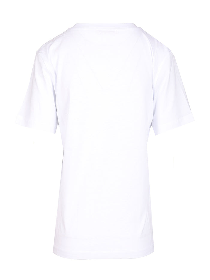 Cotton T-shirt White Knit