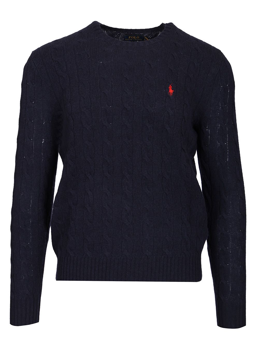 Cable knit sweater Blue Wool Cashmere Knitwear