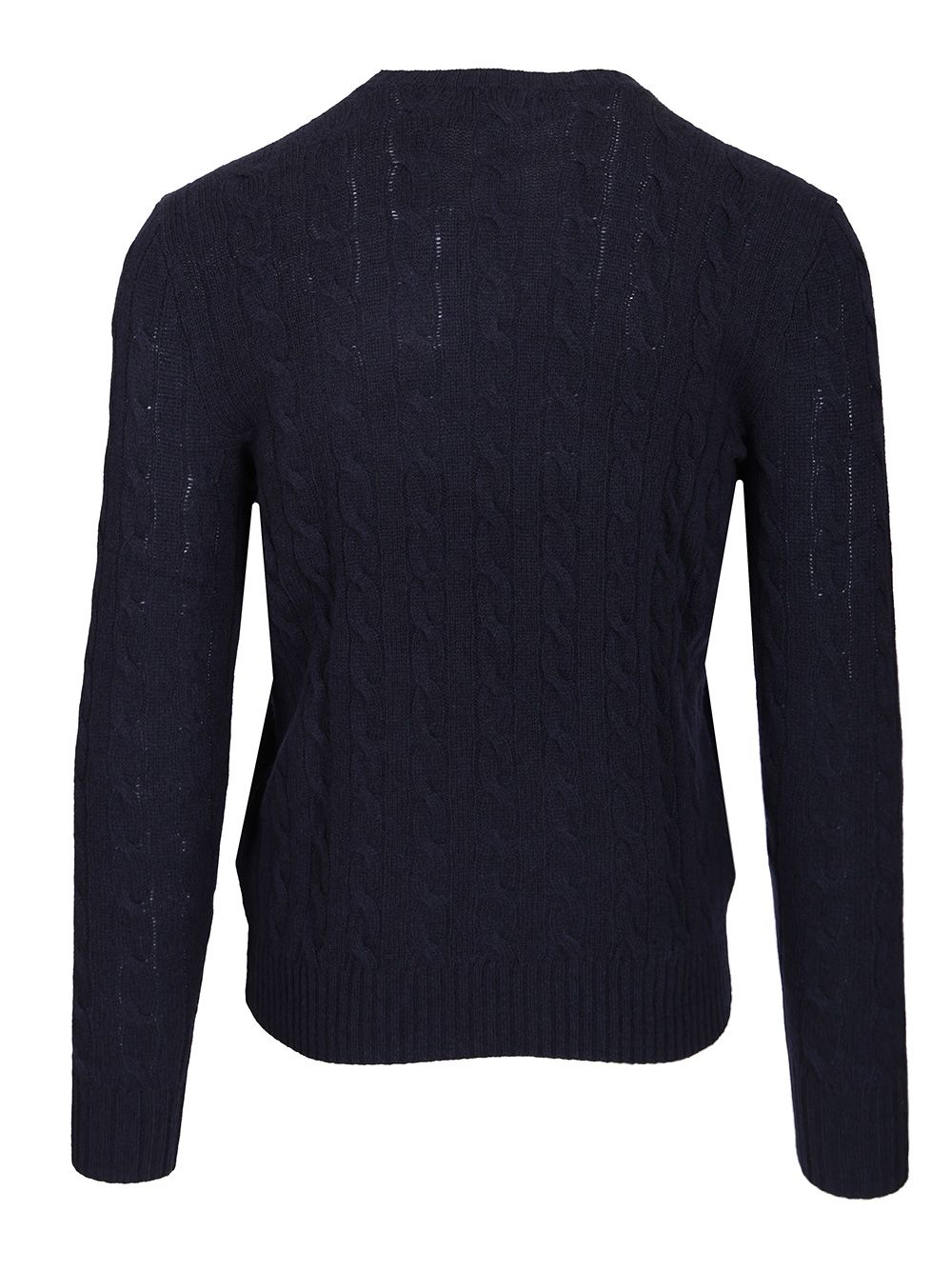 Cable knit sweater Blue Wool Cashmere Knitwear