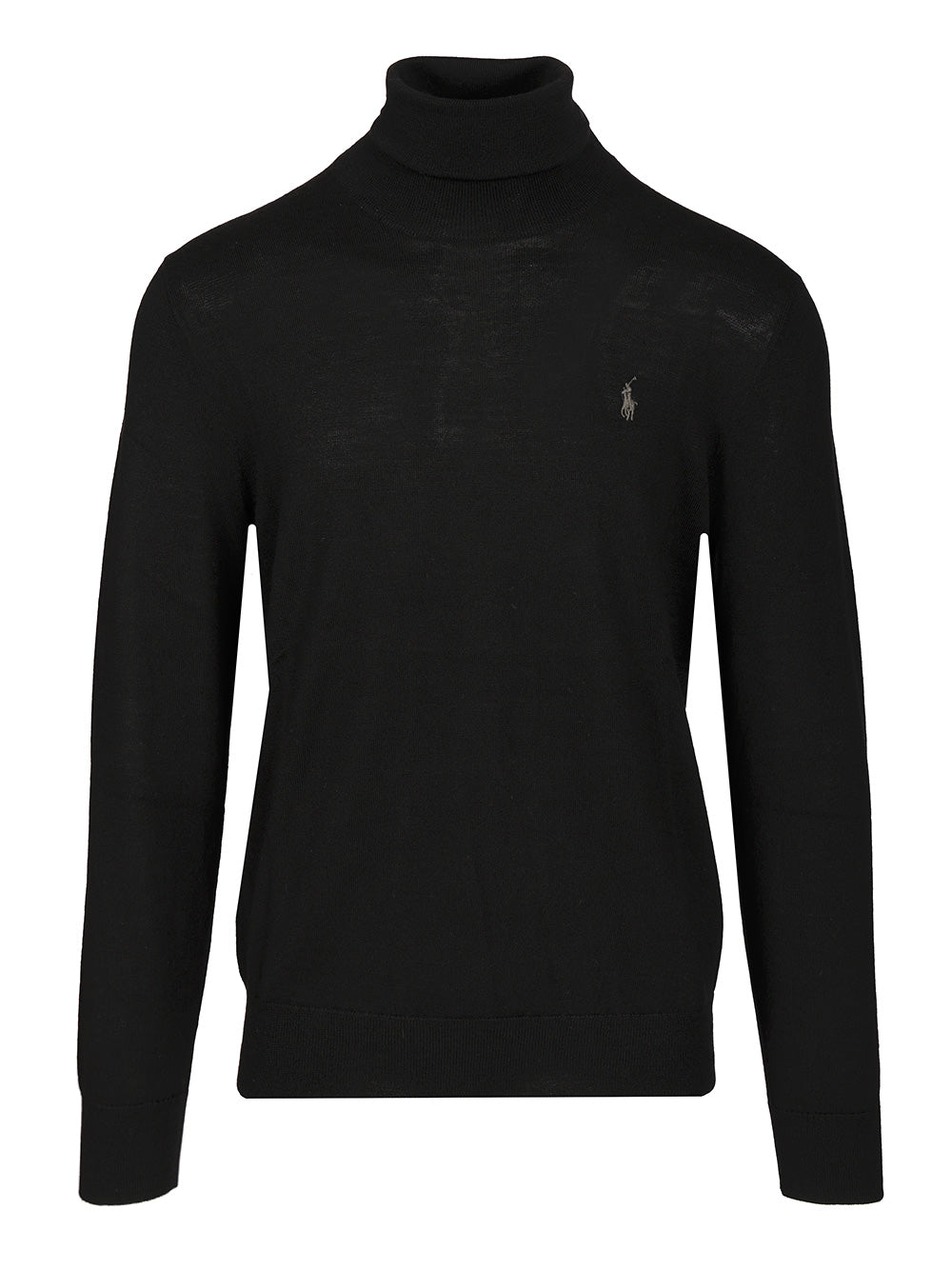 Turtleneck Sweater Black Wool