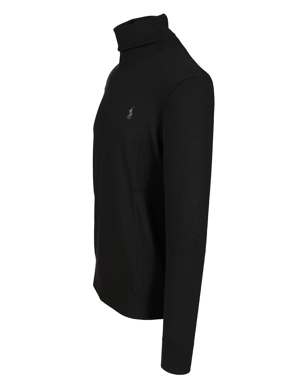 Turtleneck Sweater Black Wool