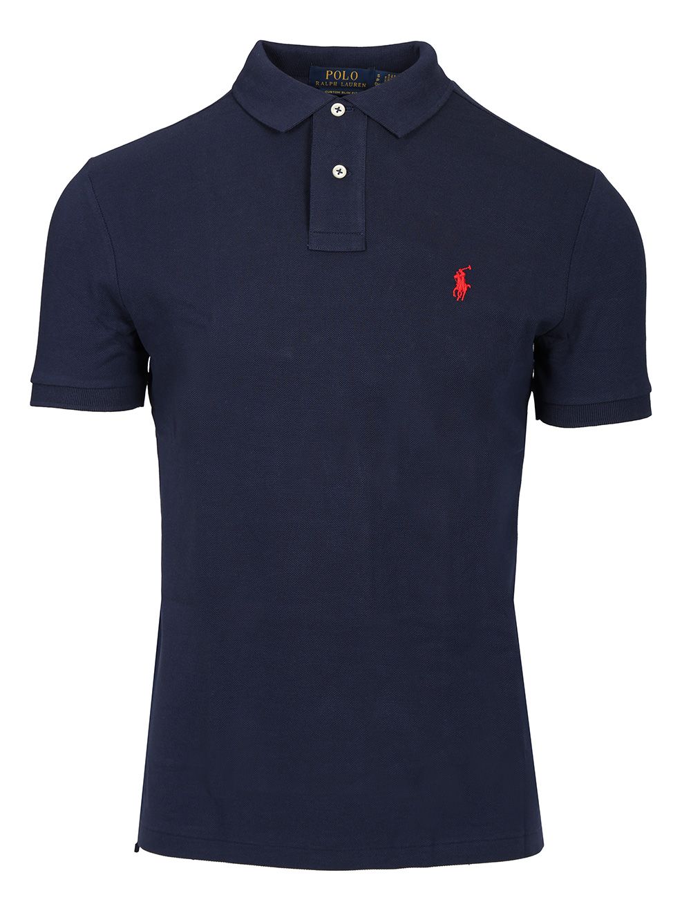 Cotton Polo Blue Shirt