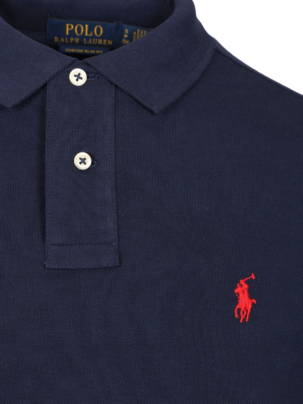 Cotton Polo Blue Shirt