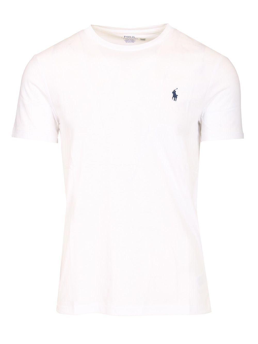 crew neck cotton T-shirt White