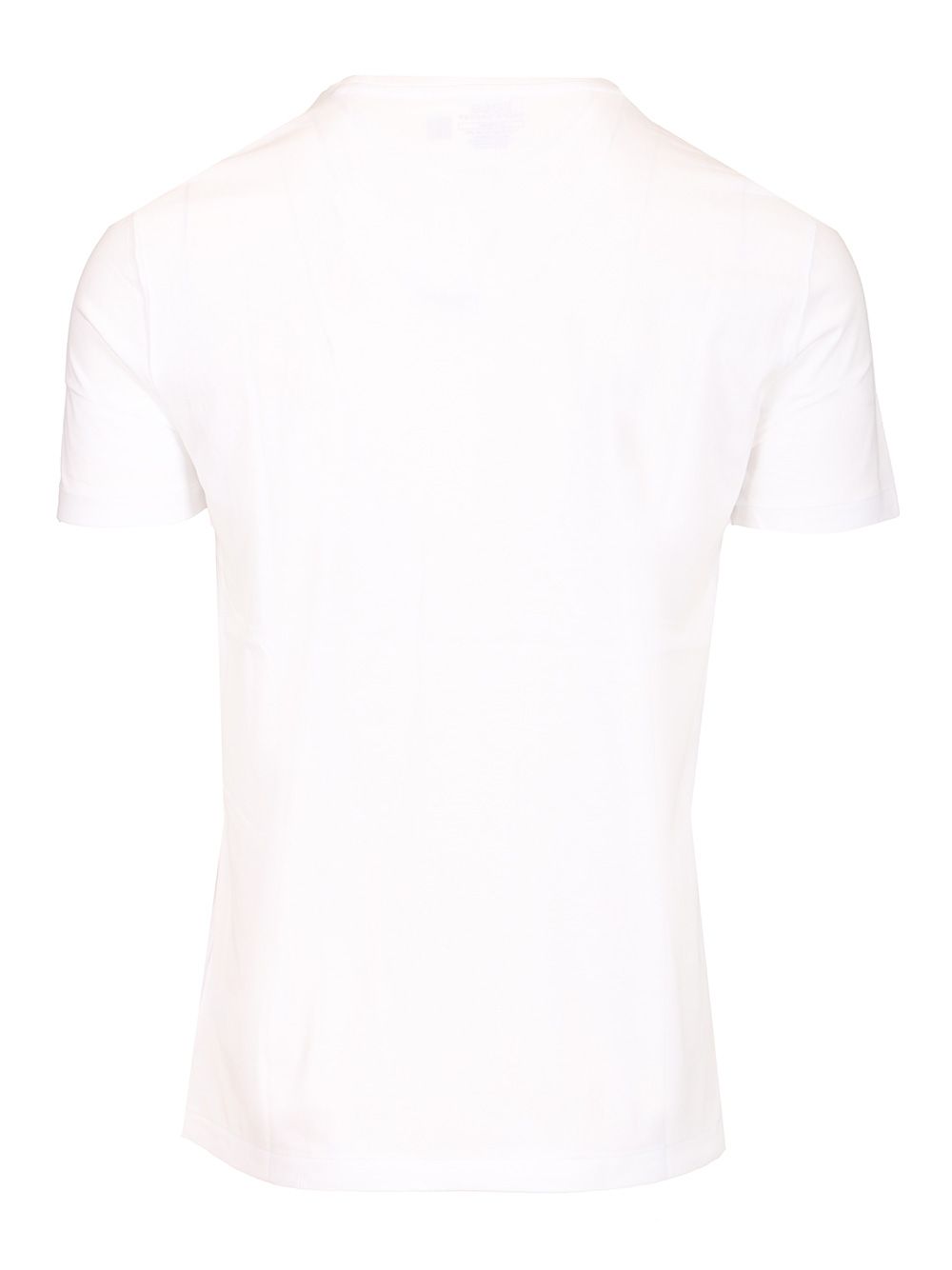crew neck cotton T-shirt White