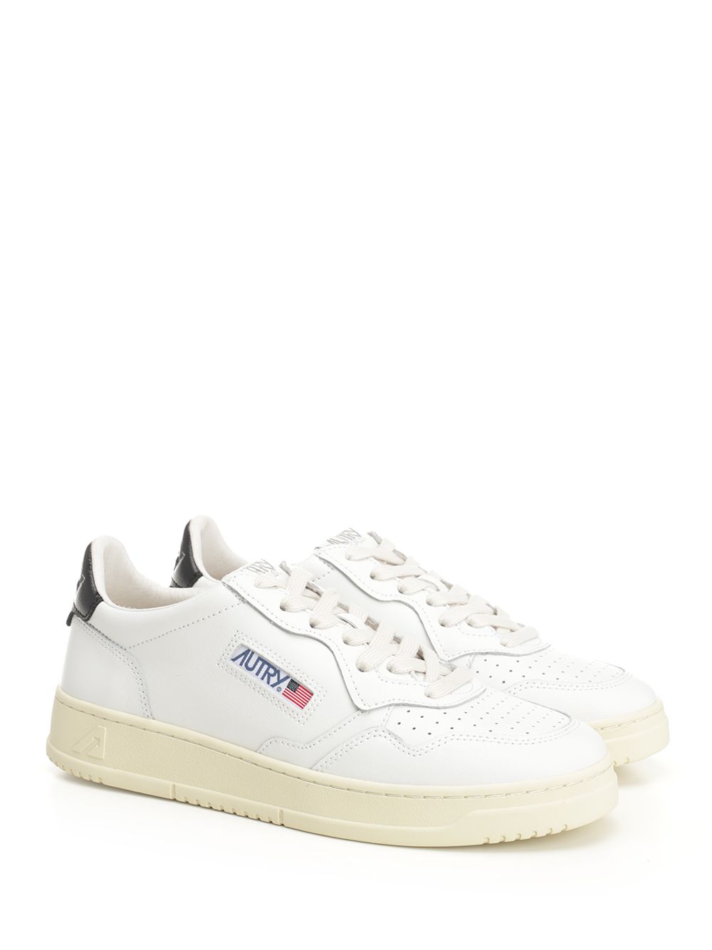 Medalist Low Sneakers White Cow Leather Nylon