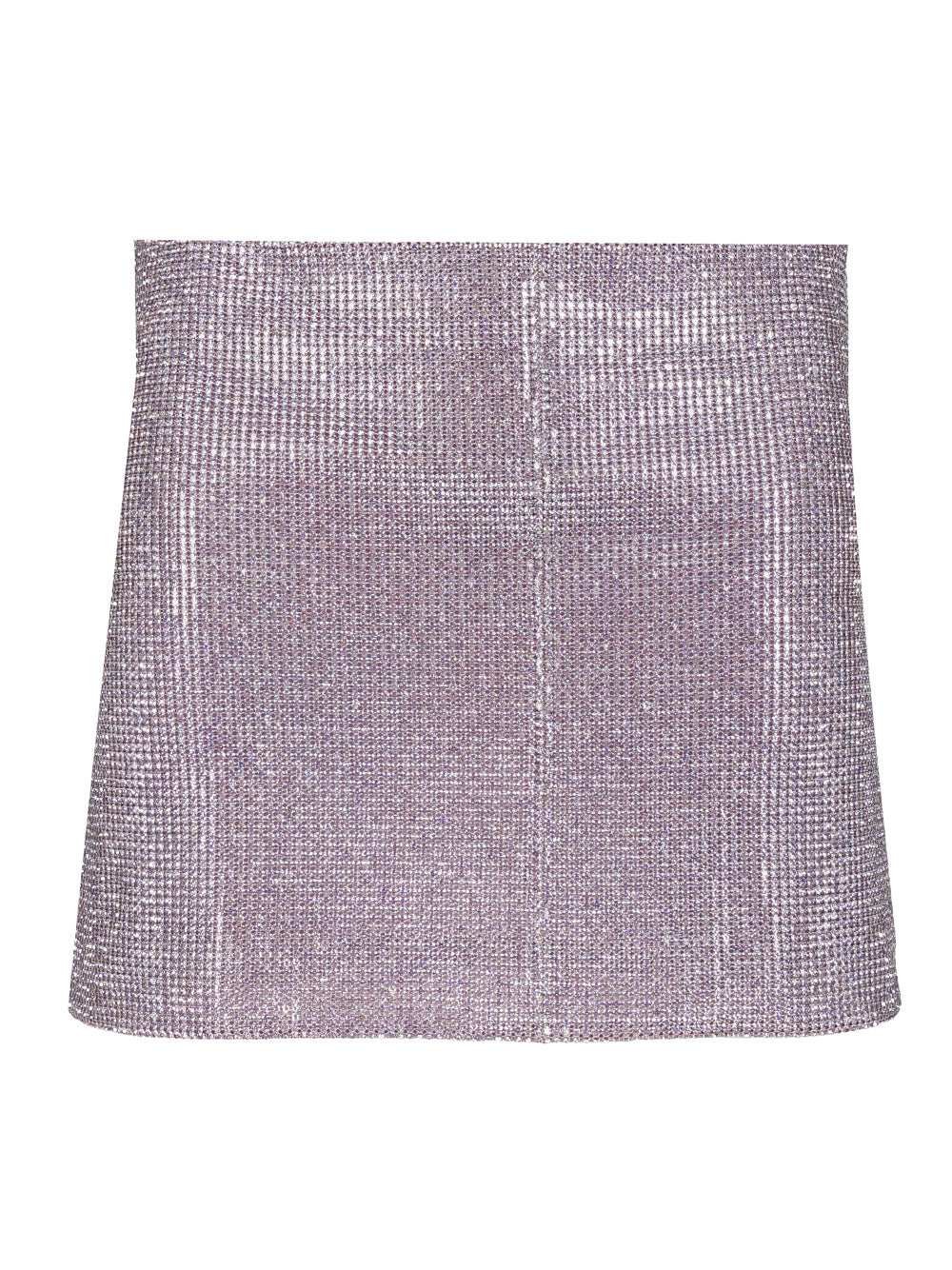 Metallic mesh skirt Violet Pes