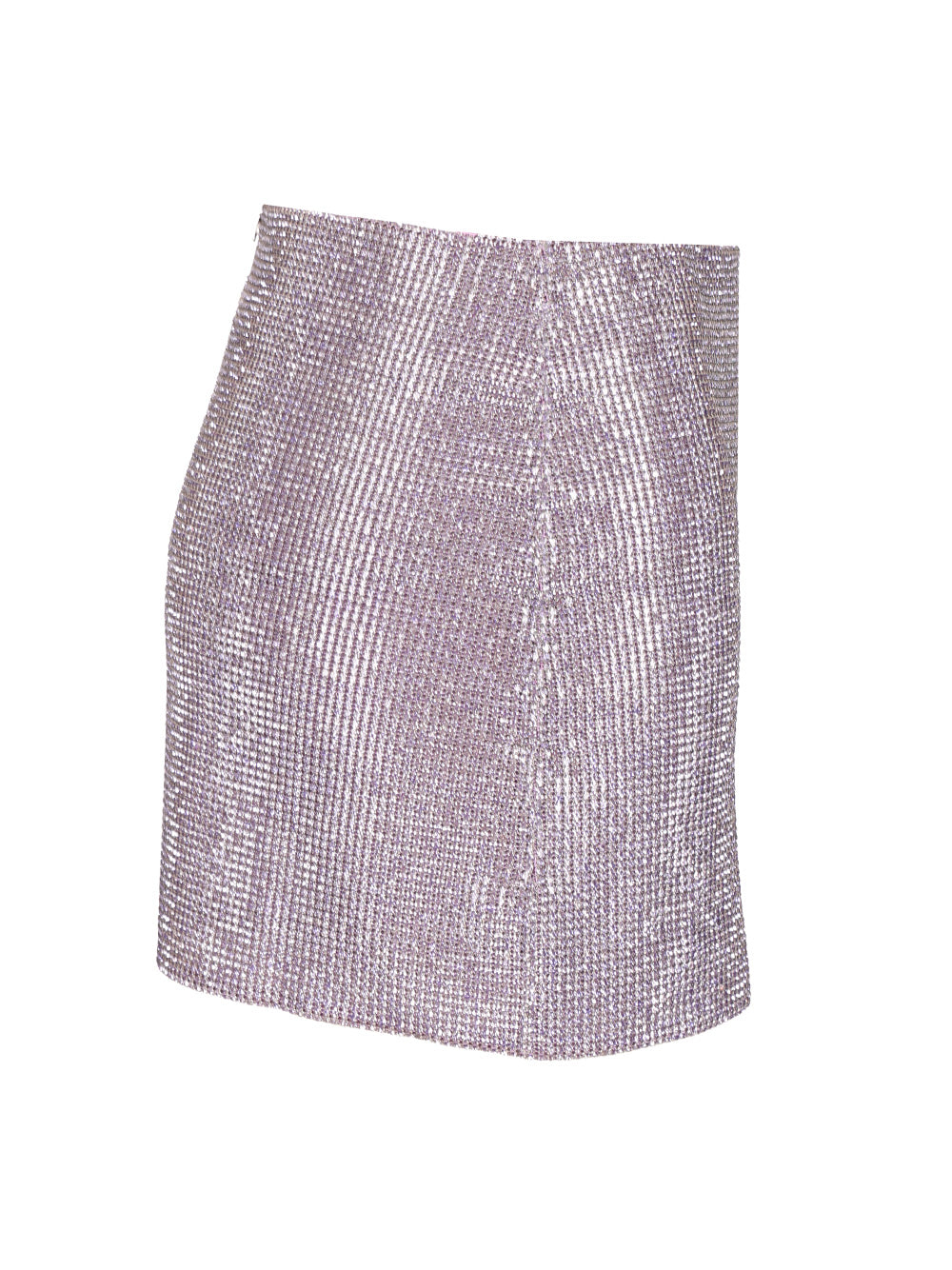 Metallic mesh skirt Violet Pes