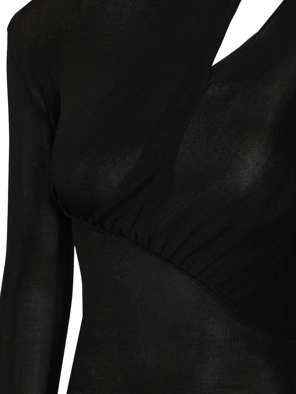 Viscose knit top Black Main:vis Tops