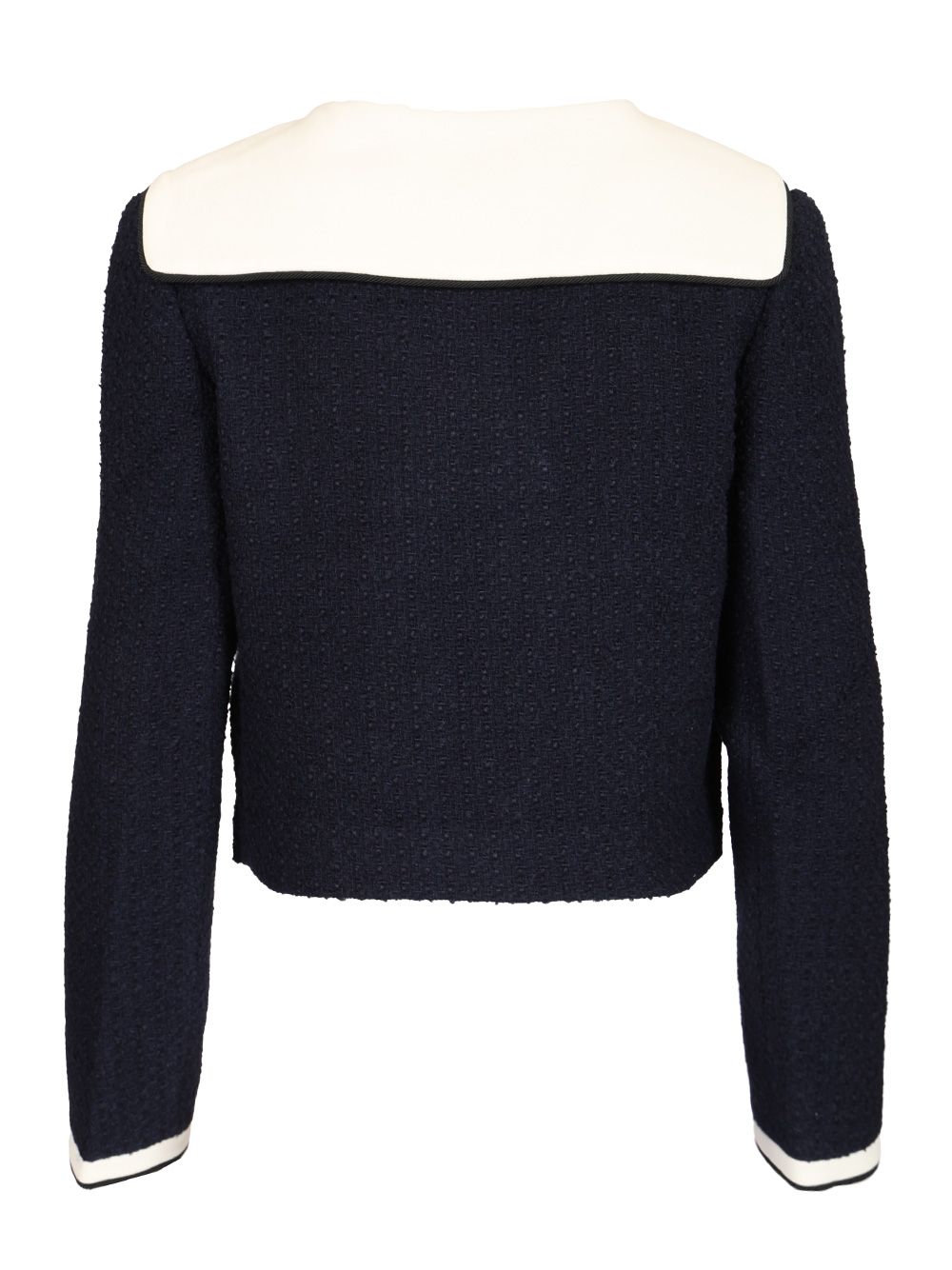 Bouclé jacket Blue Pes Acrylic Wo Pa
