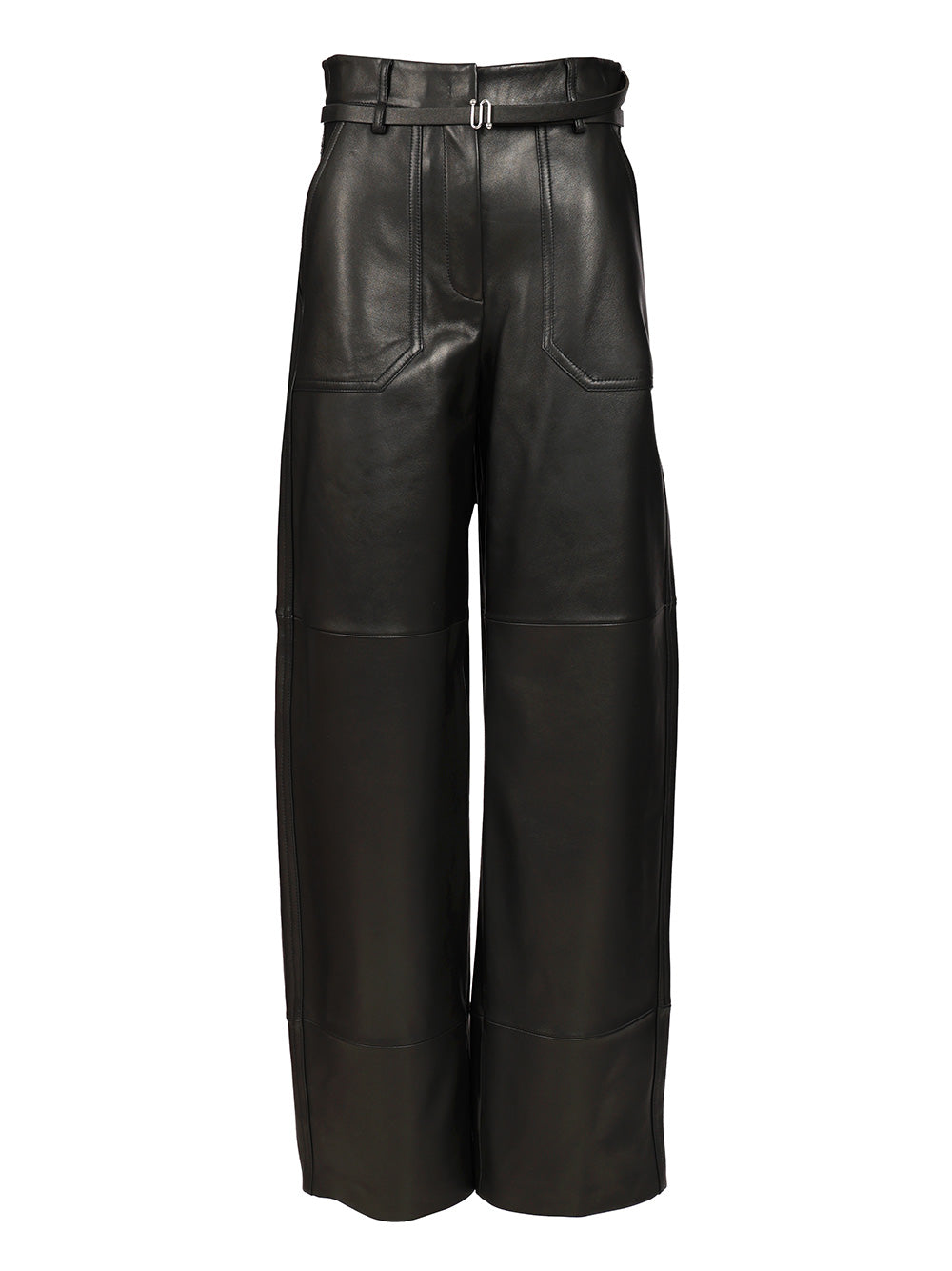 Nappa trousers Black