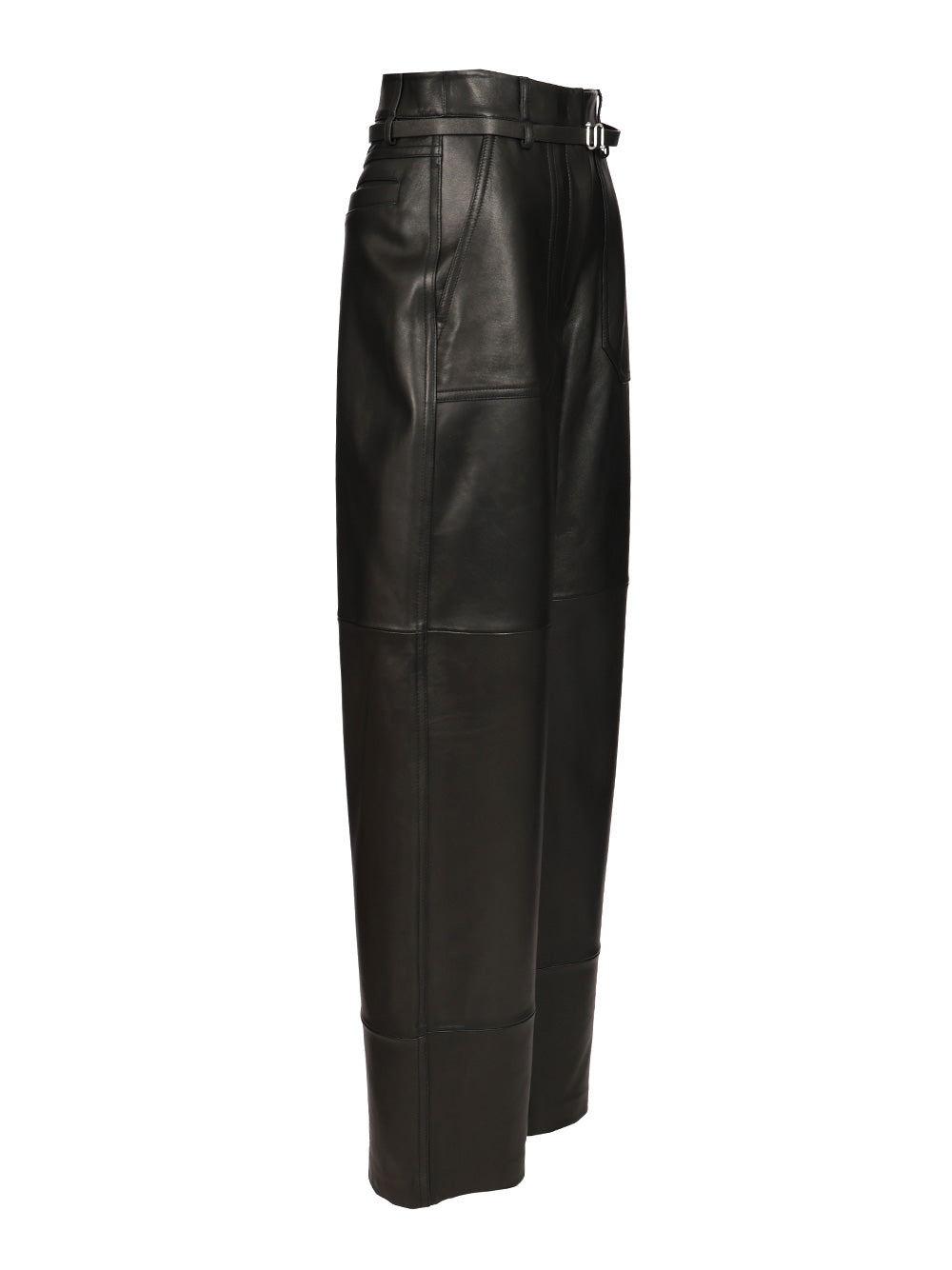 Nappa trousers Black