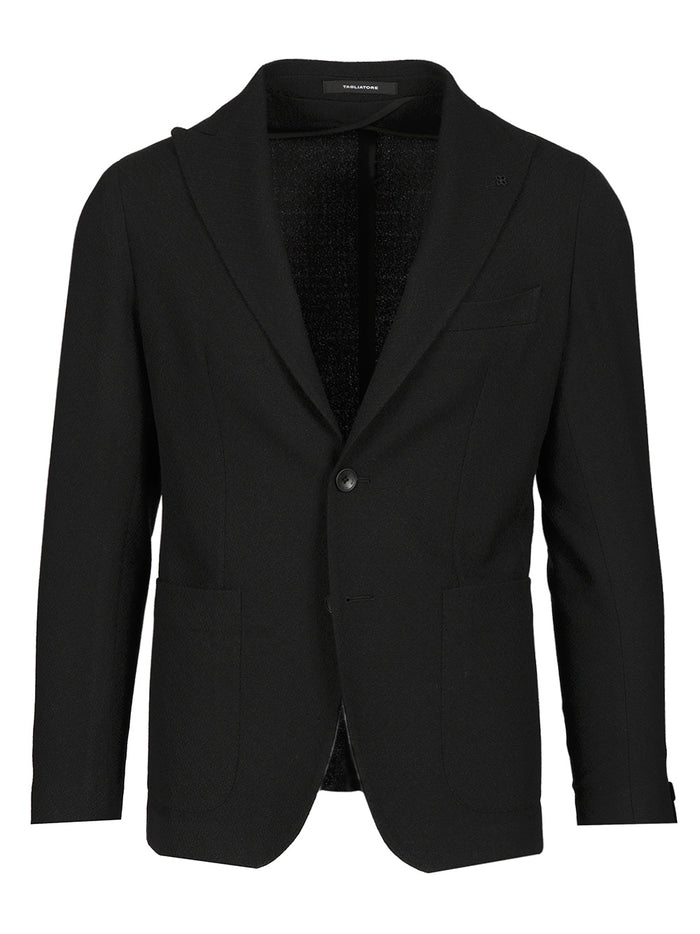 Unlined wool blazer Black Jacket