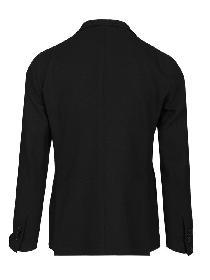 Unlined wool blazer Black Jacket