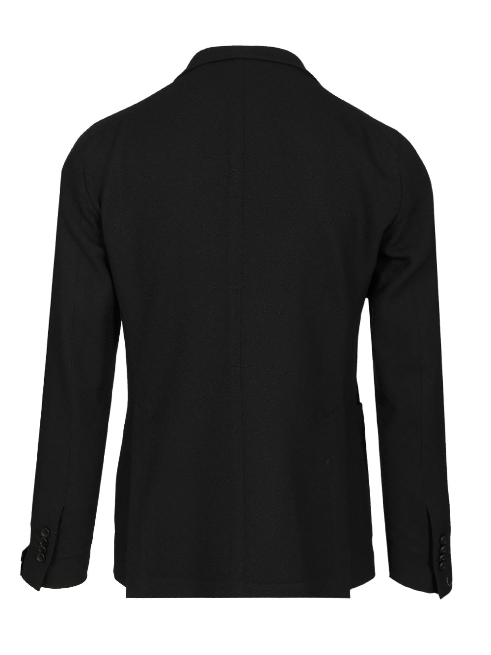 Unlined Wool Blazer Black Jacket