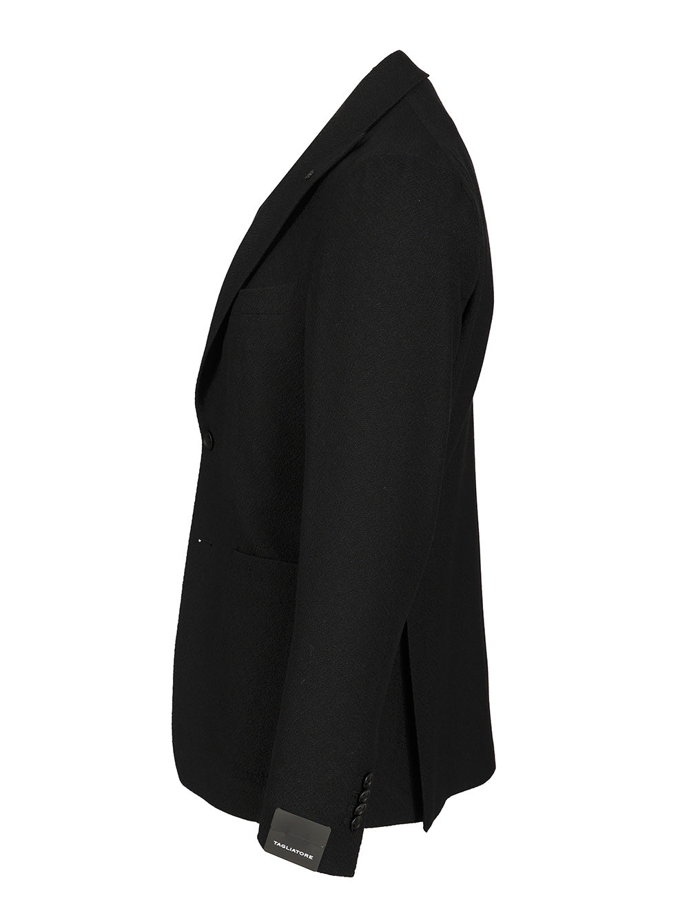 Unlined Wool Blazer Black Jacket