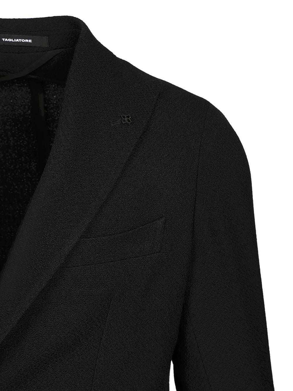Unlined Wool Blazer Black Jacket