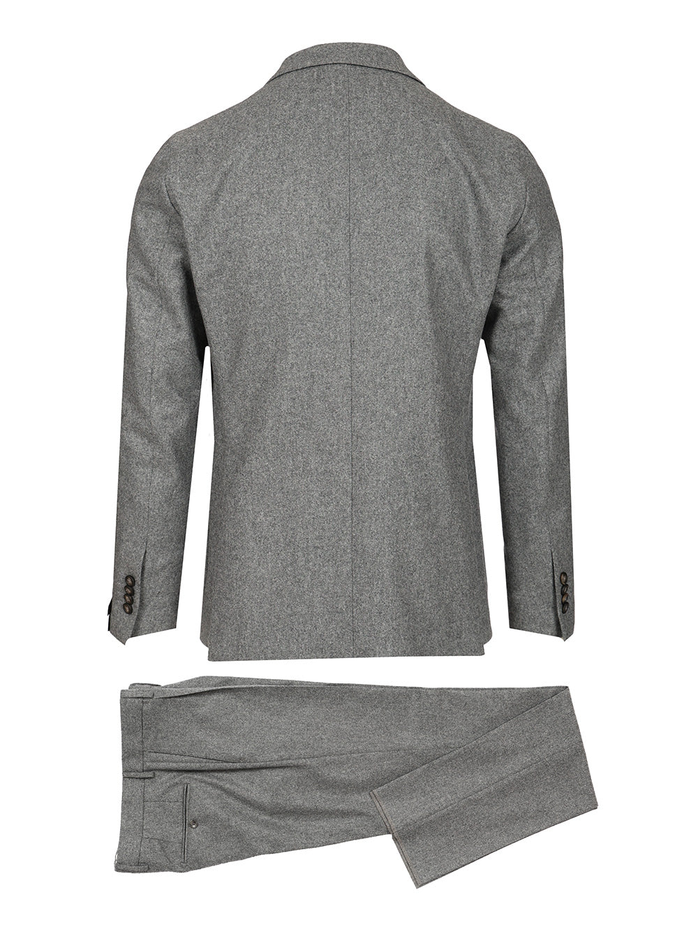 Super 100s wool double breasted suit Grey Virgin Dress