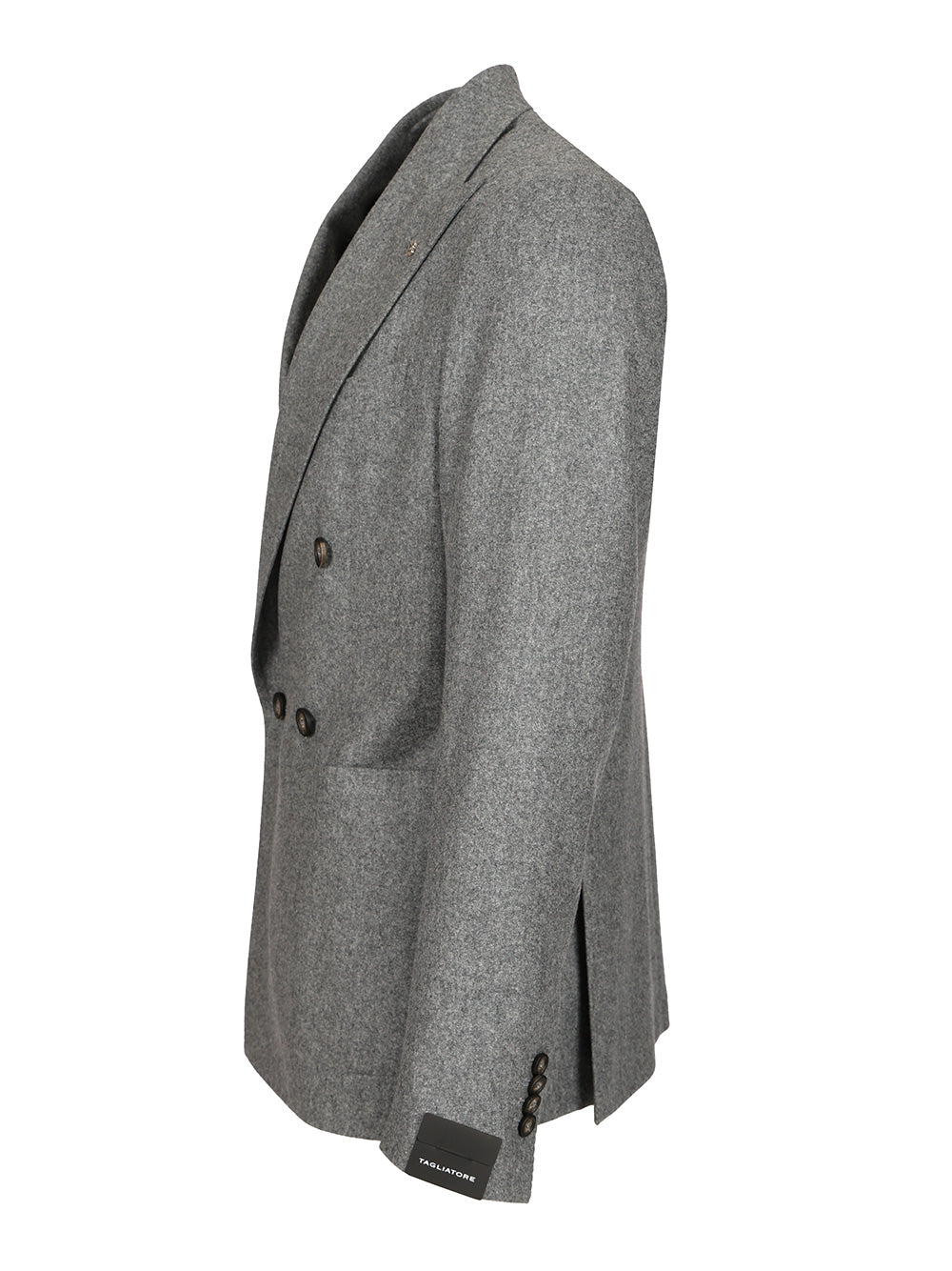 Super 100s wool double breasted suit Grey Virgin Dress