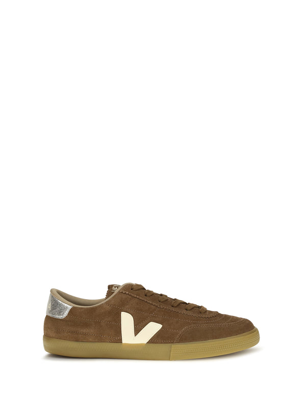 Panenka Suede Sneakers Brown_pierre_silver