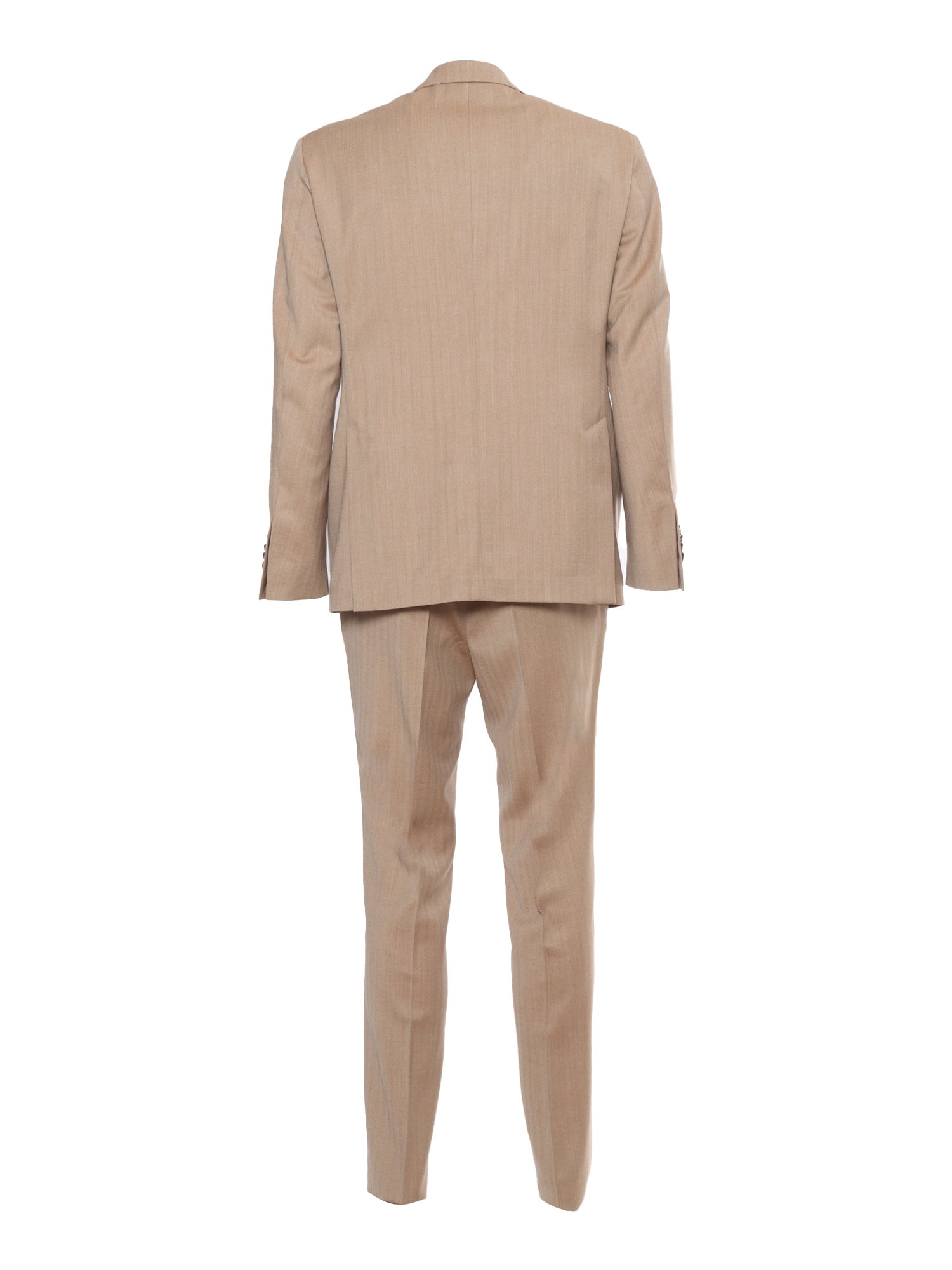 Brown mens suit Virgin Wool Dress