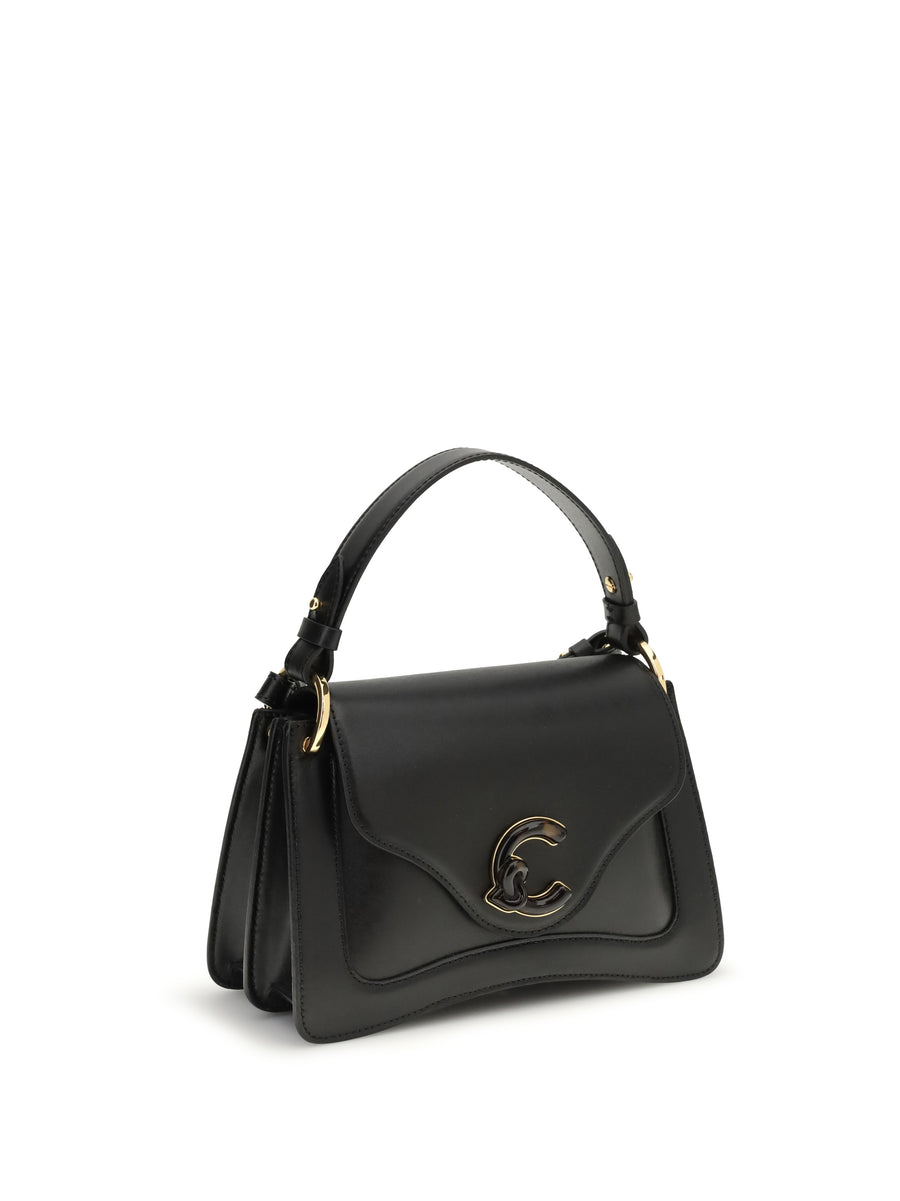 Shoulder Bag C-Me Black Calf Leather