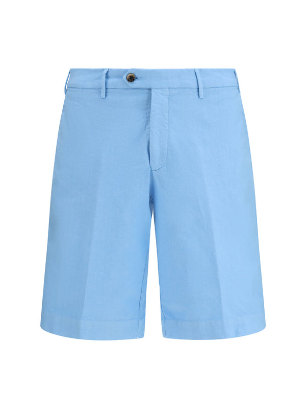 Germano 46% cotton bermuda shorts in blue