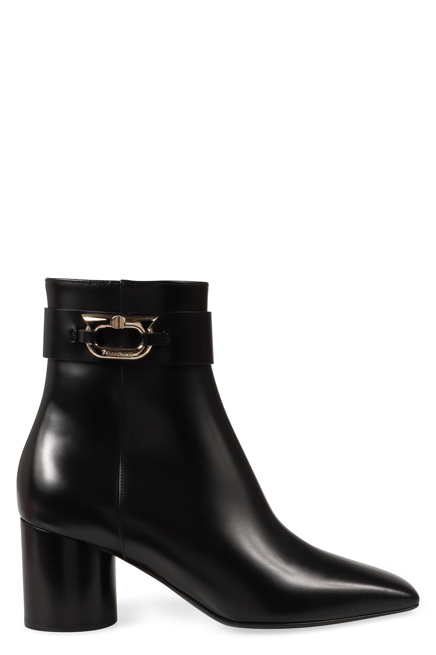 Leather Ankle Boots Black Lamb