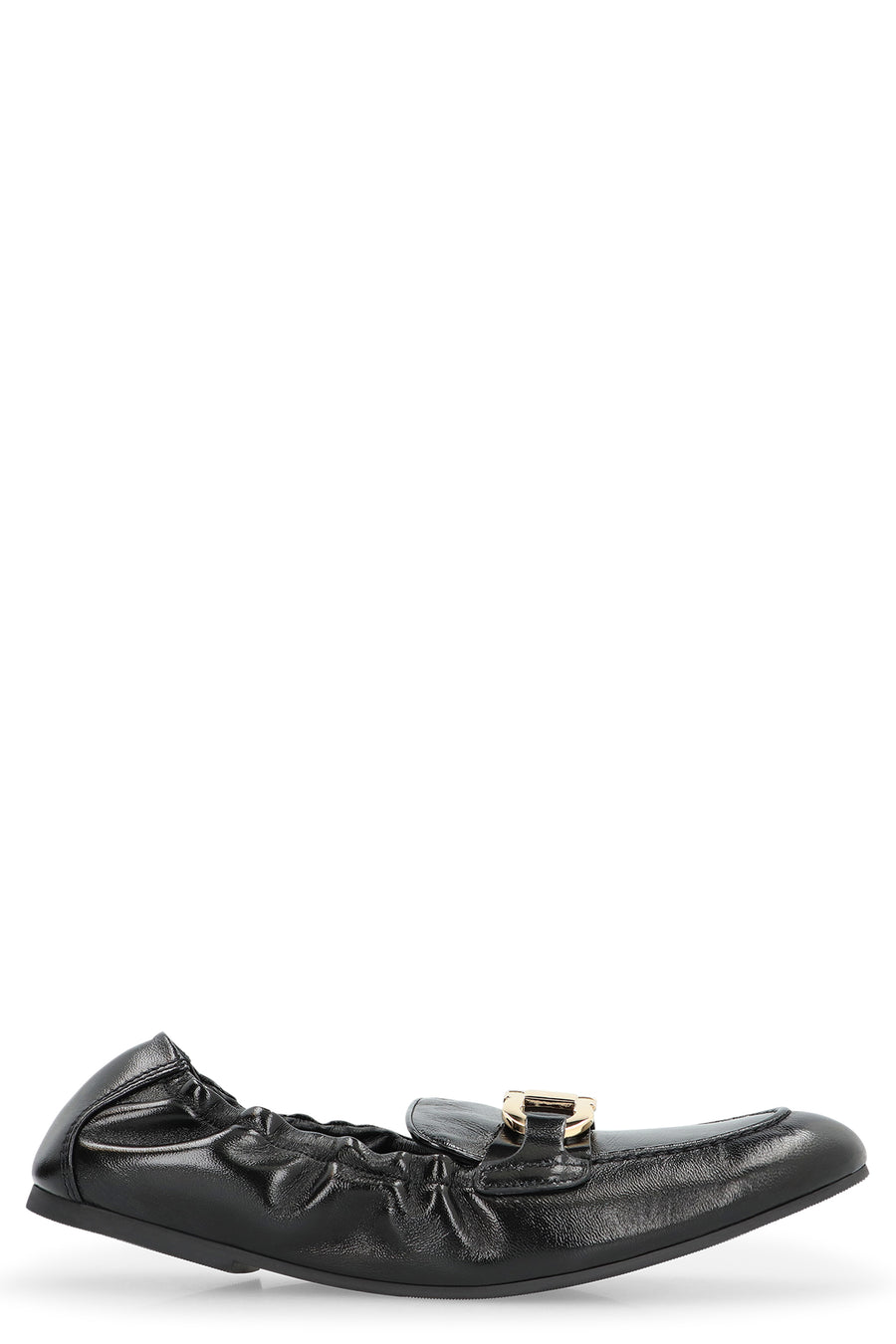 Jodie Leather Loafers Black Lamb