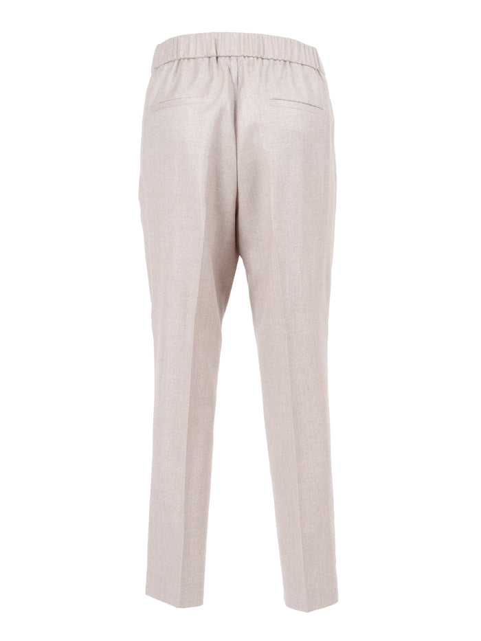 WOMAN TROUSERS Beige Pant