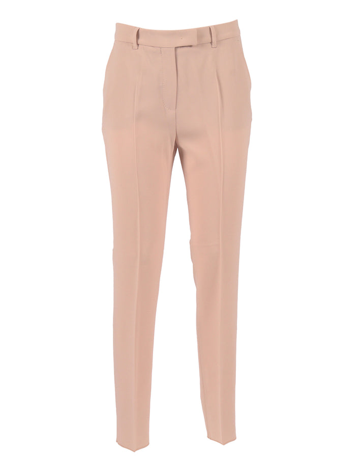 Trousers Pink Triacetate Polyester