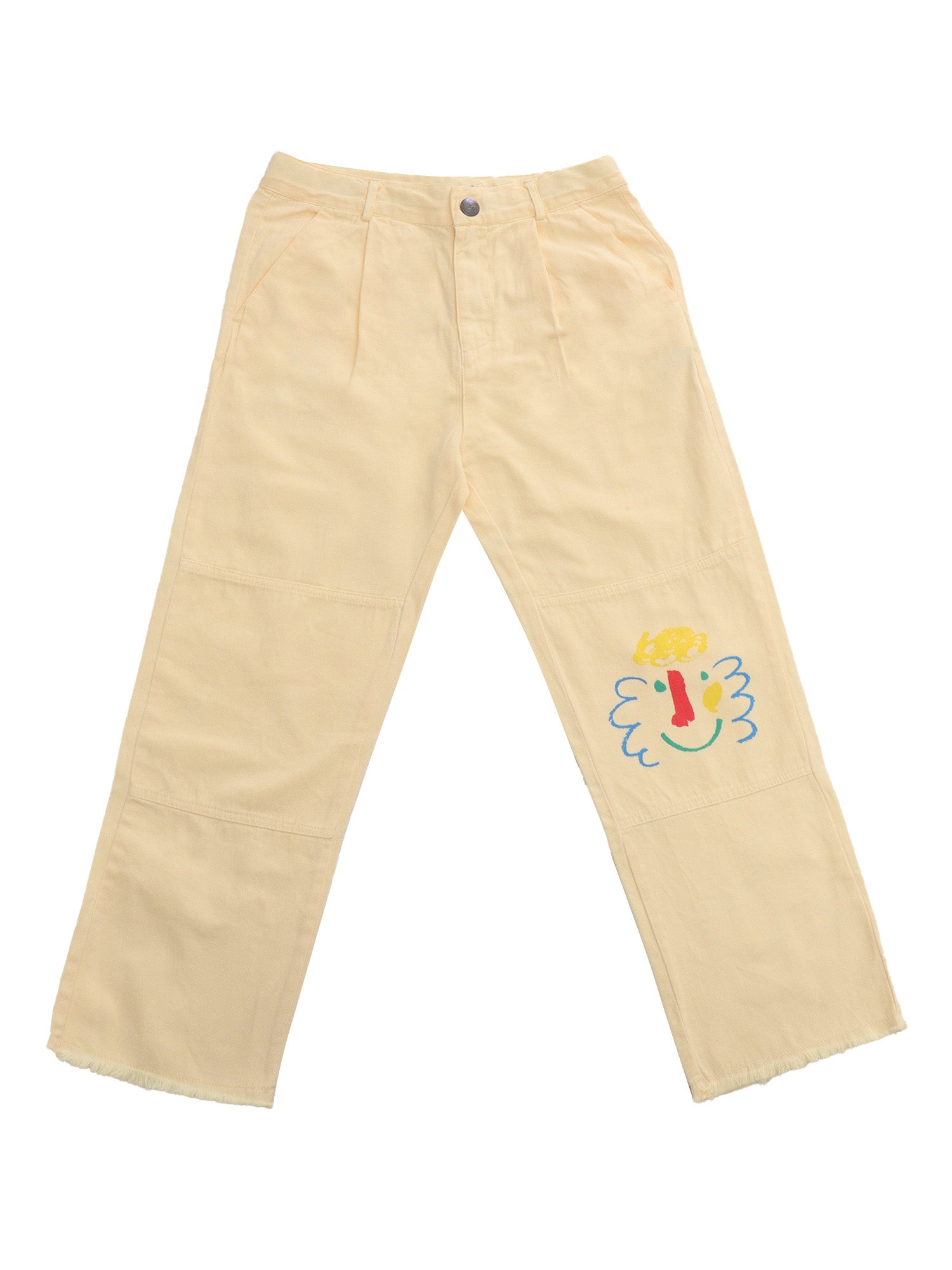 Beige Chino trousers Yellow Bci Cotton Pant
