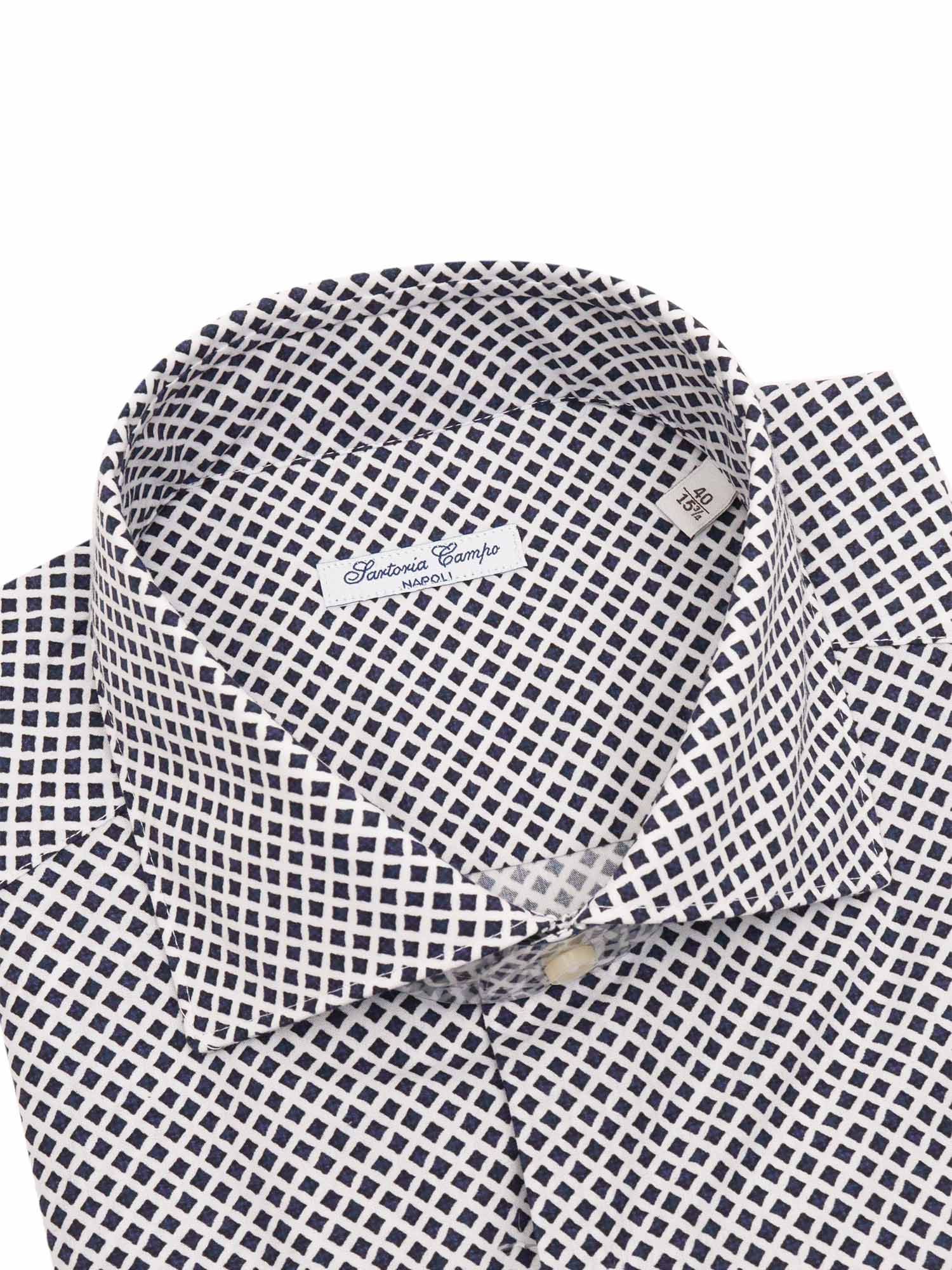 Mens Shirt Blue Cotton