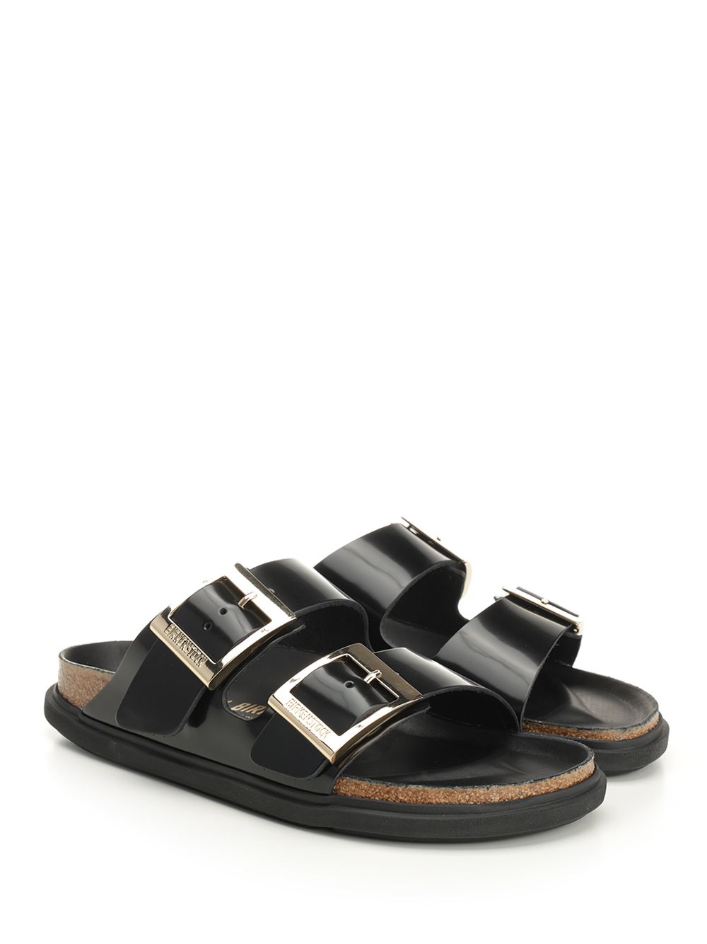 Arizona Sandals Black Leather