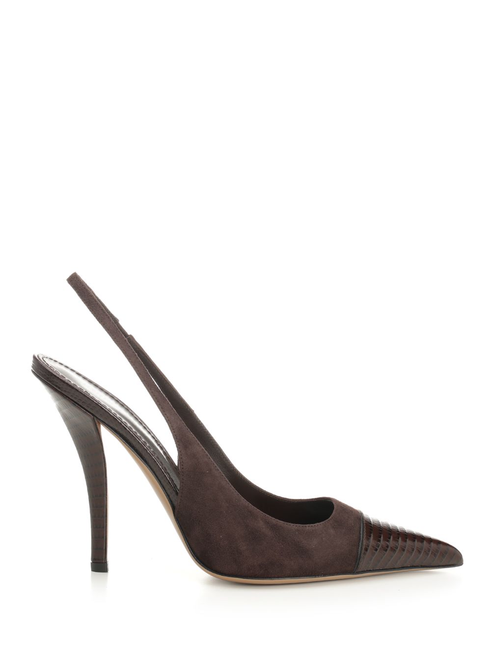 Slingback Miranda 105 Brown Ovies Aries Calf Bos Taurus Pumps