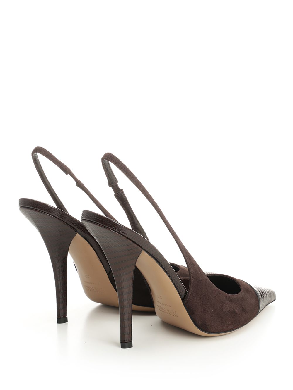 Slingback Miranda 105 Brown Ovies Aries Calf Bos Taurus Pumps