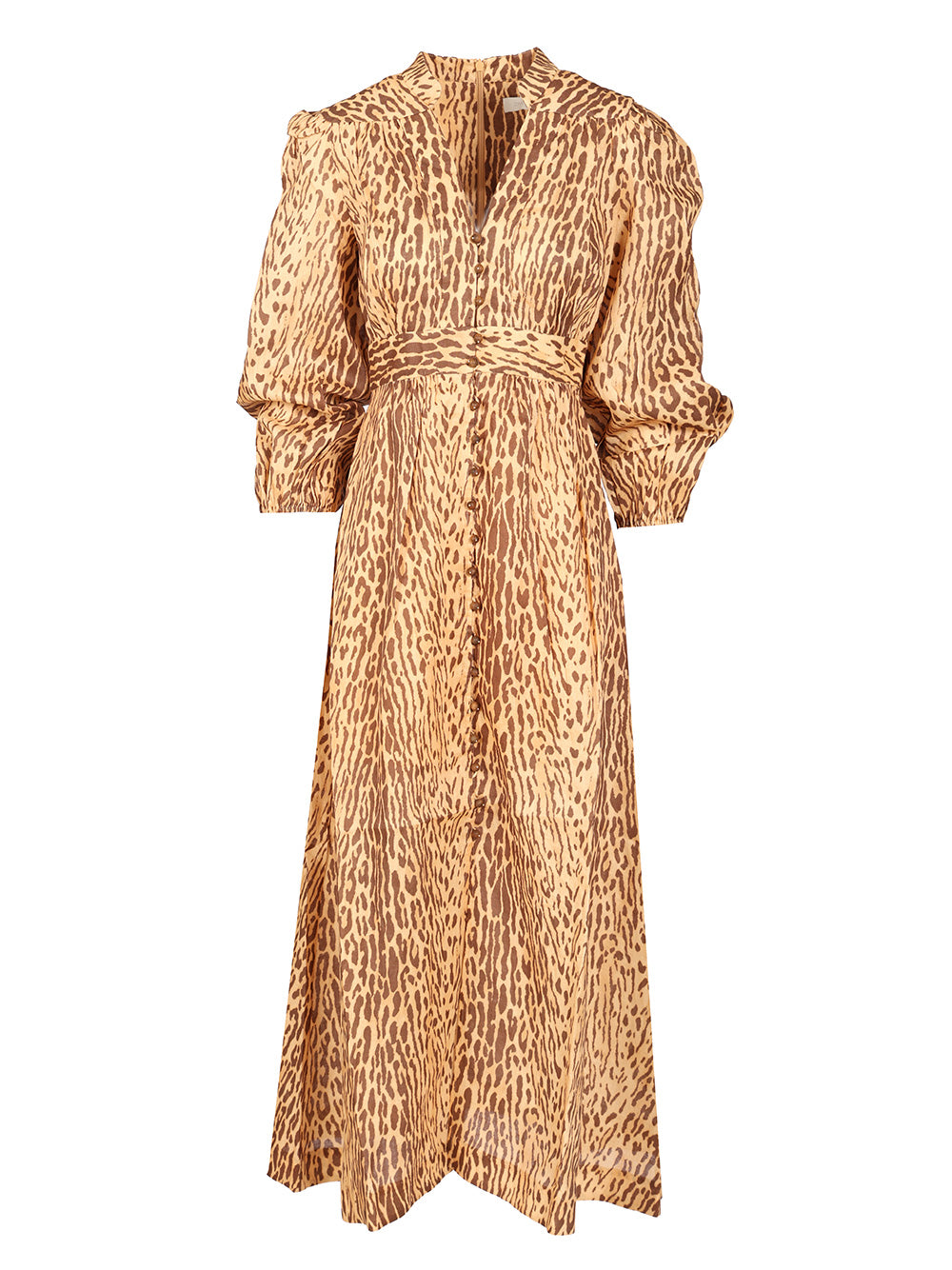 Leopard Print Midi Dress Animalier