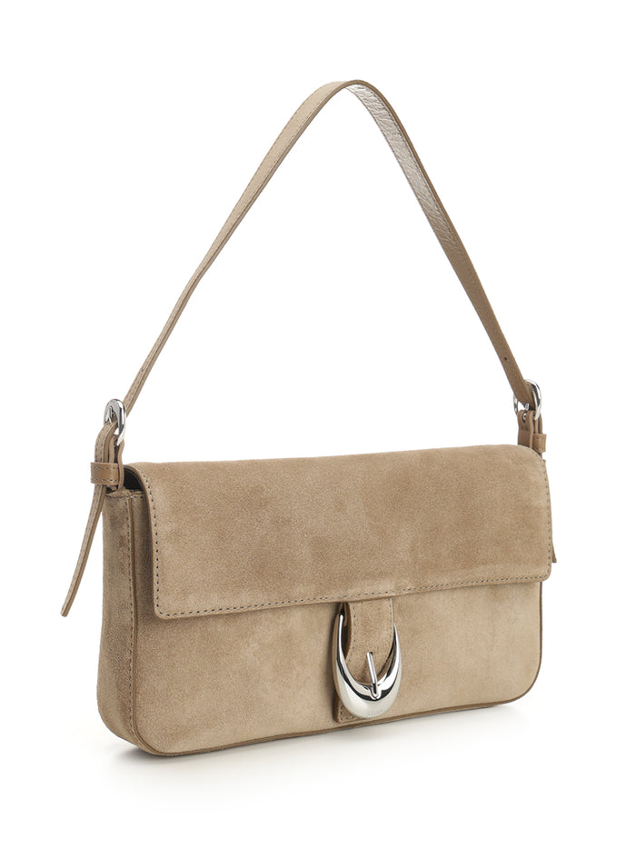 Harlow Bag Beige Cow Leather (bos Taurus) Shoulder