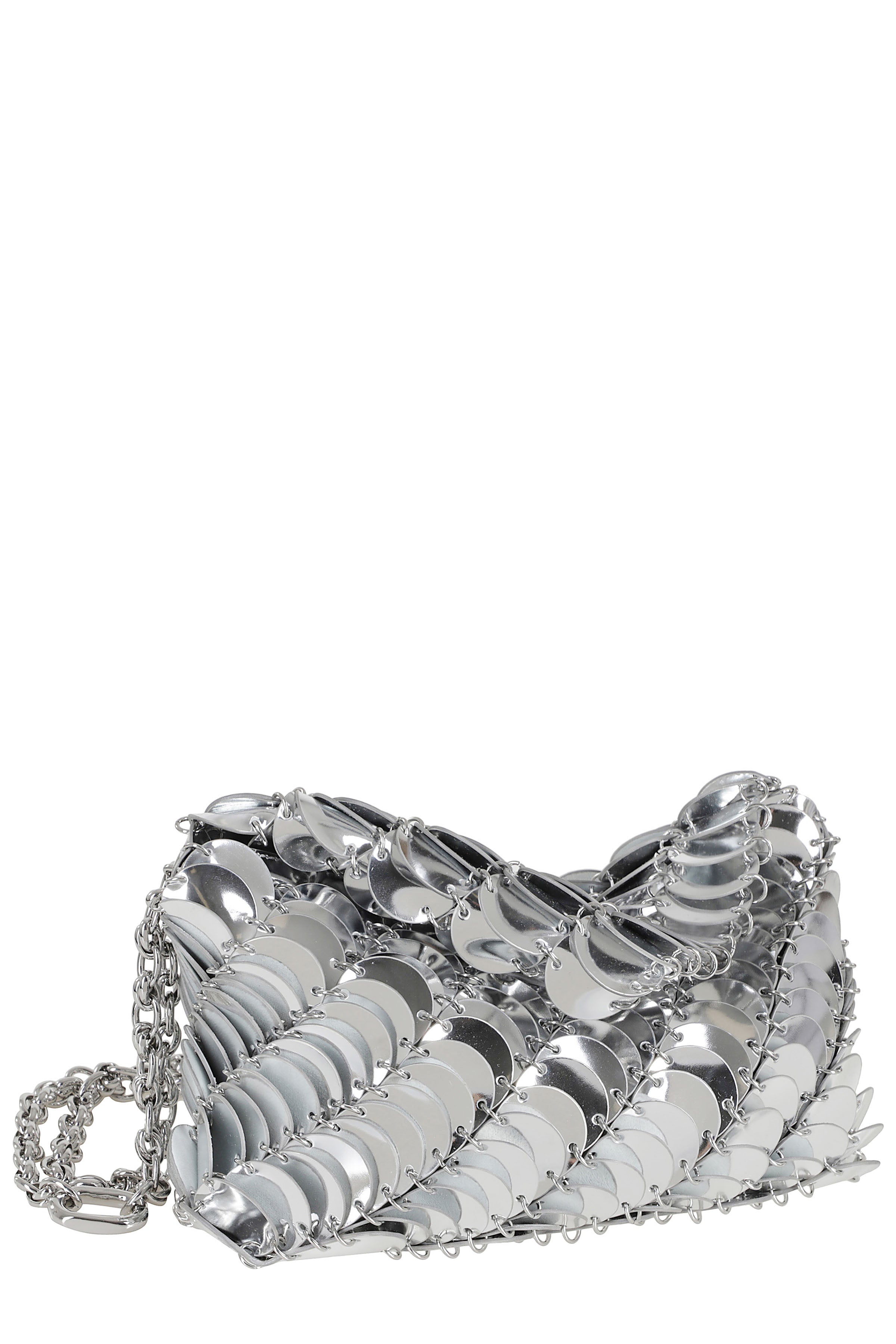 Sac A Main Metallic Pelle Di Vitello Borsa