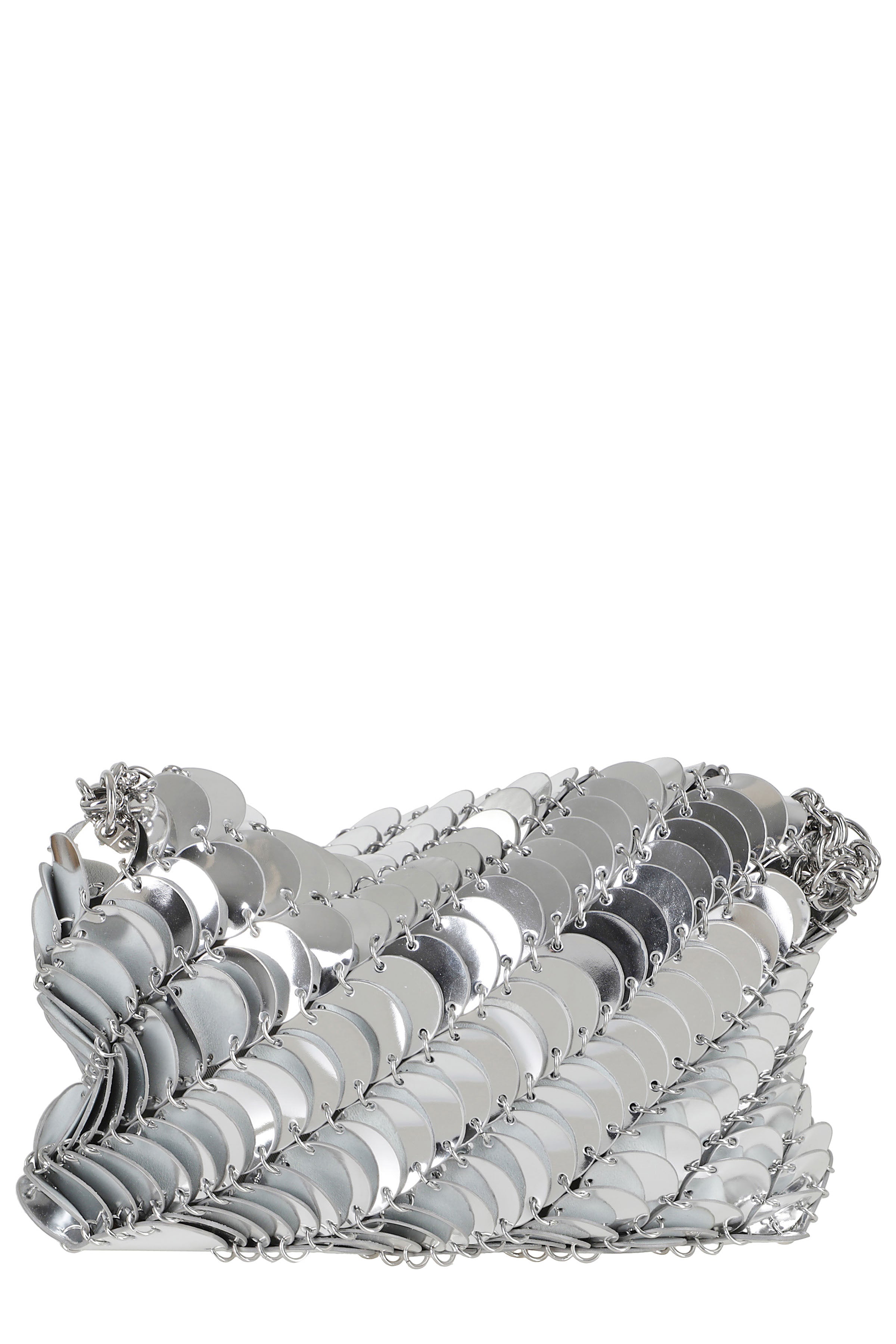 Sac A Main Metallic Pelle Di Vitello Borsa
